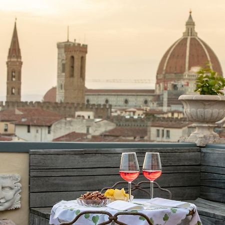 Ferienwohnung Luxury Panoramic Terrace Florenz Exterior foto