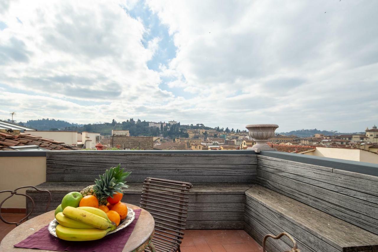 Ferienwohnung Luxury Panoramic Terrace Florenz Exterior foto