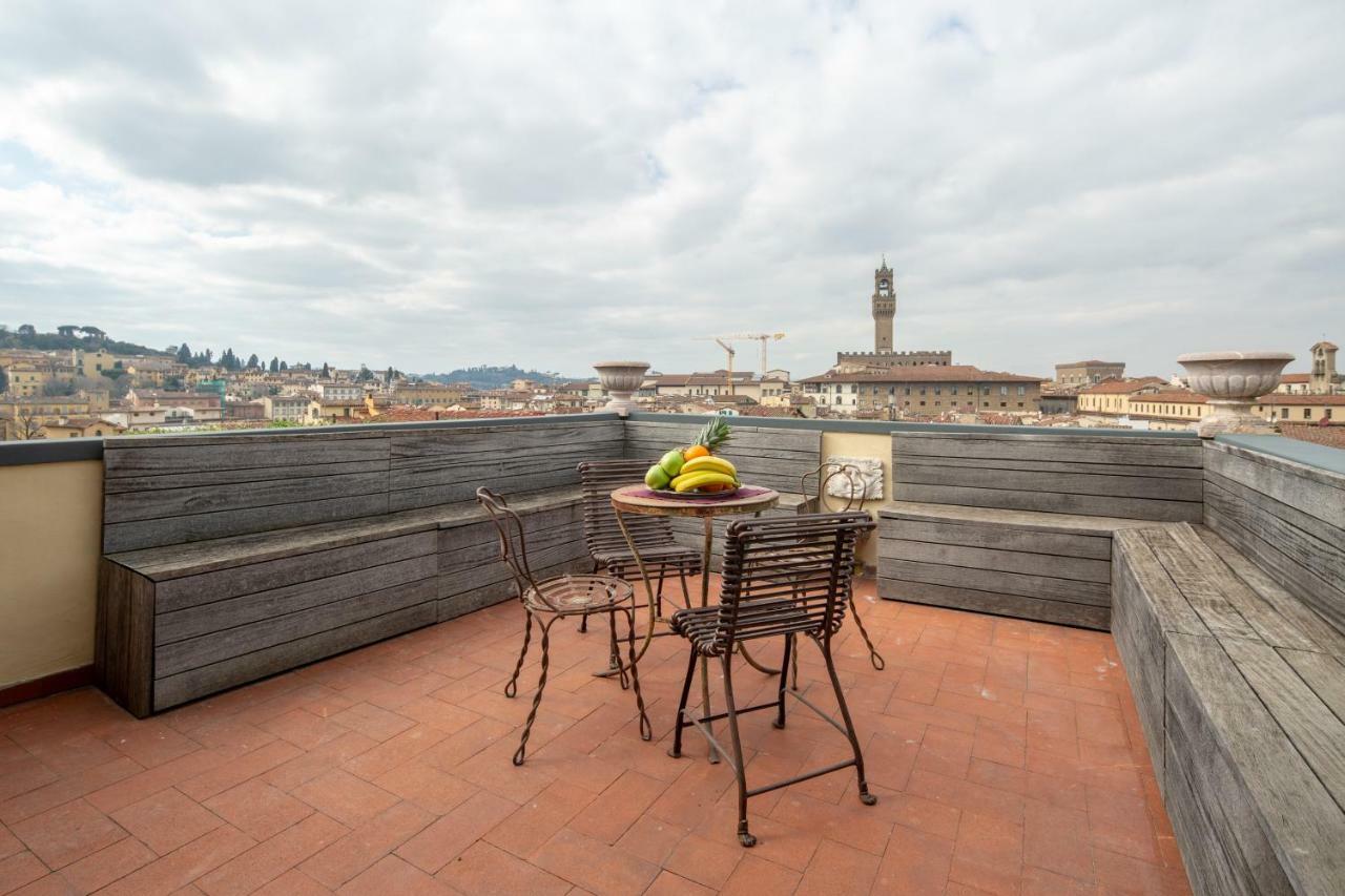 Ferienwohnung Luxury Panoramic Terrace Florenz Exterior foto