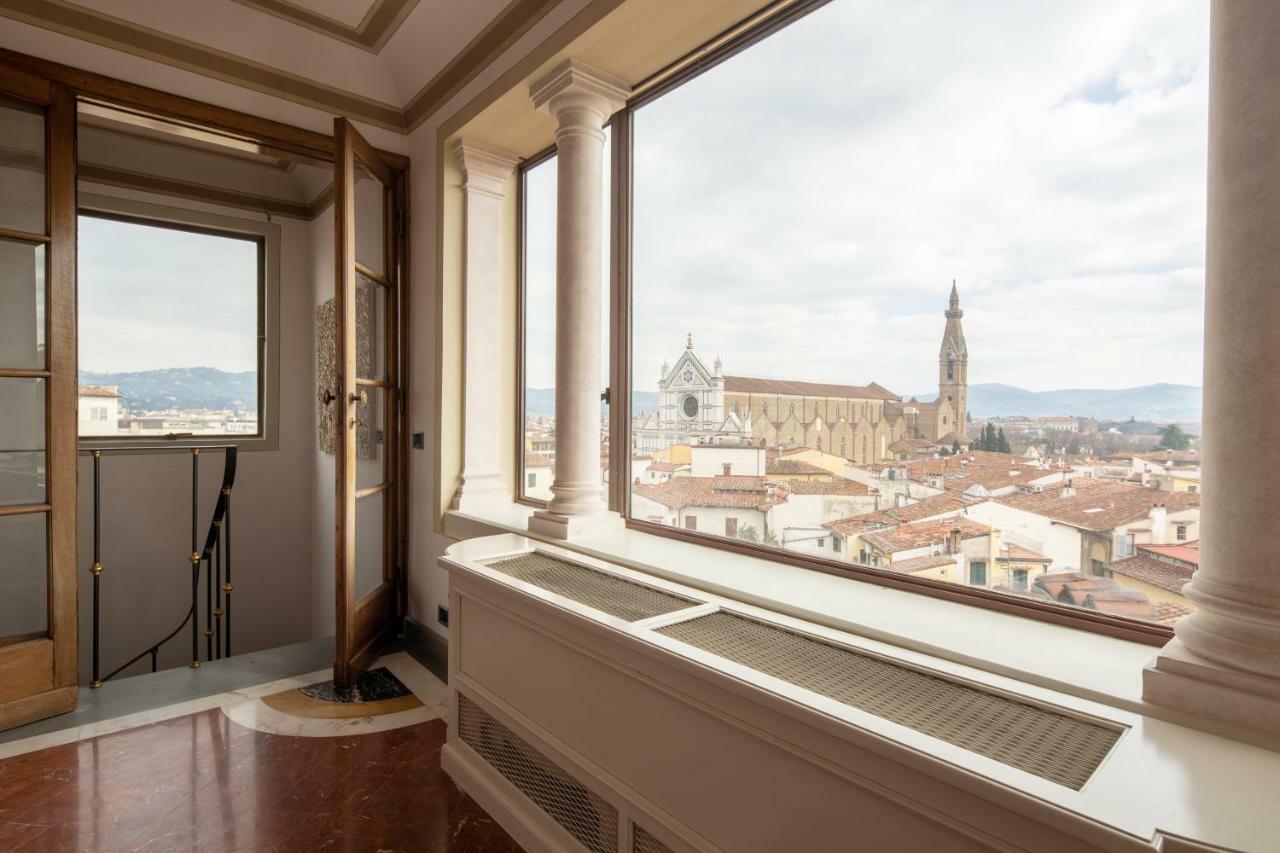 Ferienwohnung Luxury Panoramic Terrace Florenz Exterior foto