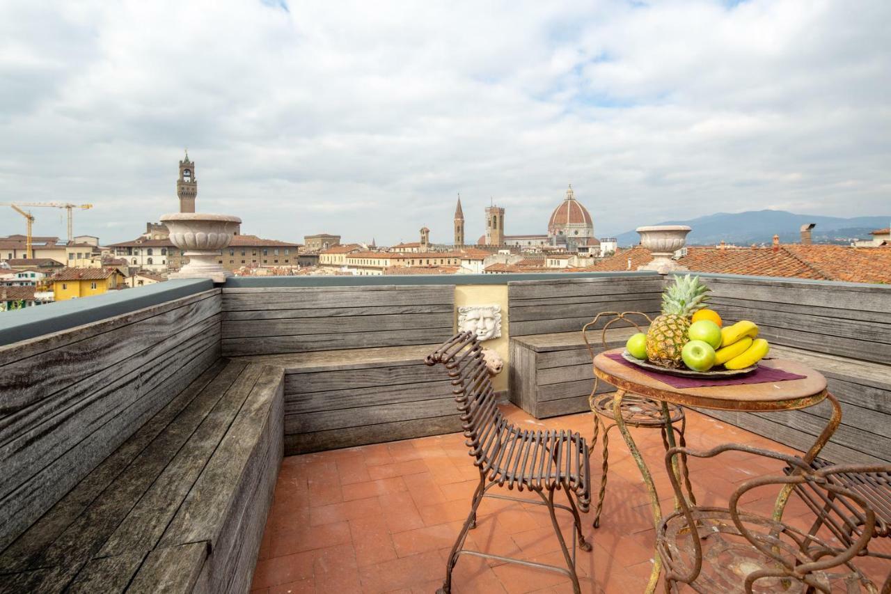 Ferienwohnung Luxury Panoramic Terrace Florenz Exterior foto