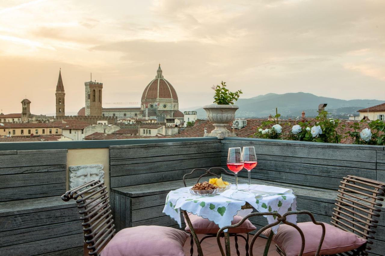 Ferienwohnung Luxury Panoramic Terrace Florenz Exterior foto