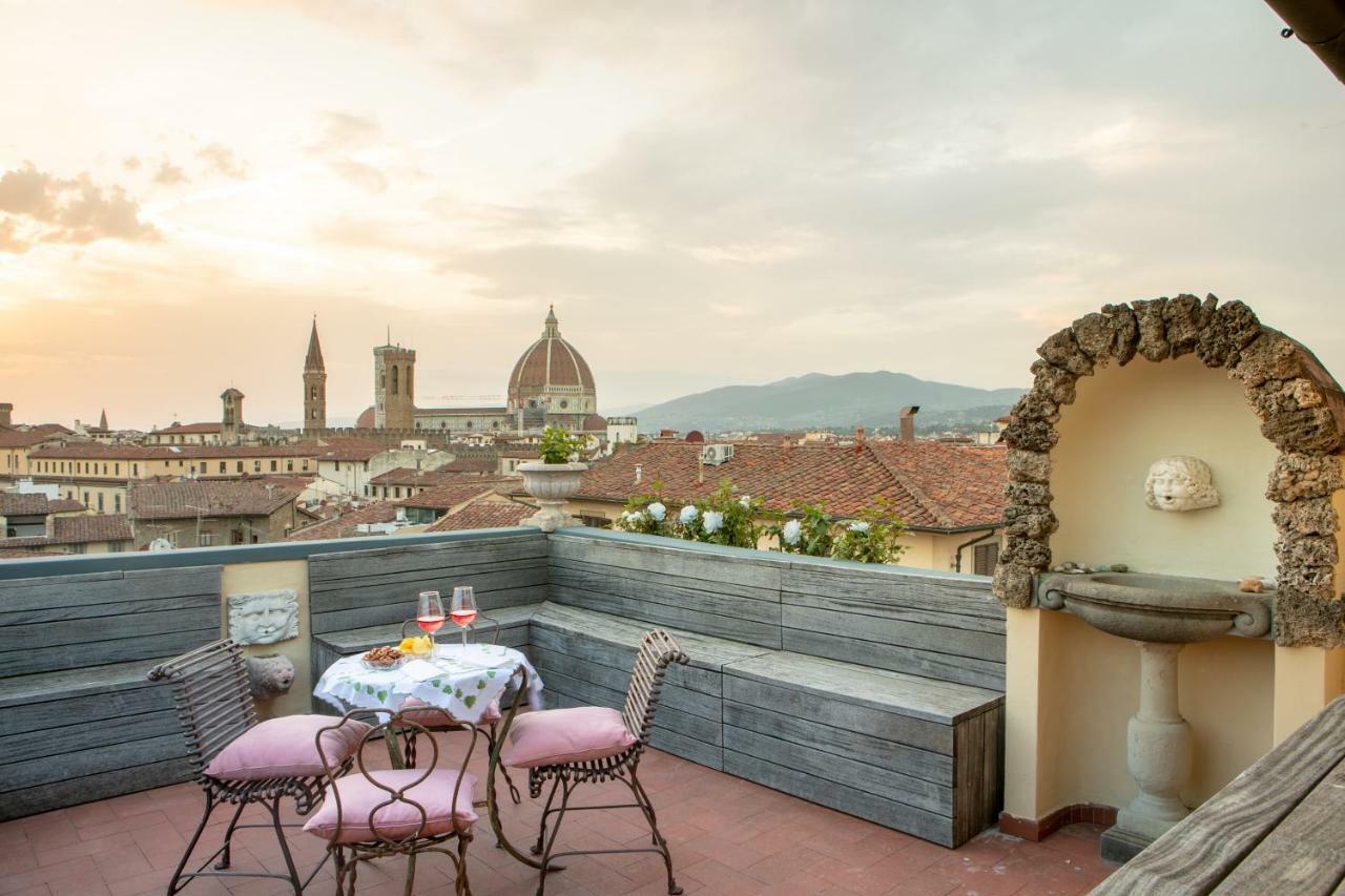 Ferienwohnung Luxury Panoramic Terrace Florenz Exterior foto